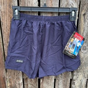 Men’s Running Shorts Sporthill Small Navy Vintage Y2K Navy Blue Eugene Oregon